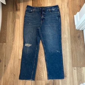 Wide leg denim